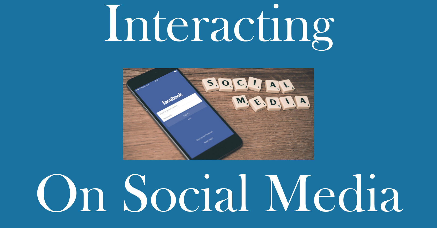 social media to interact with customers